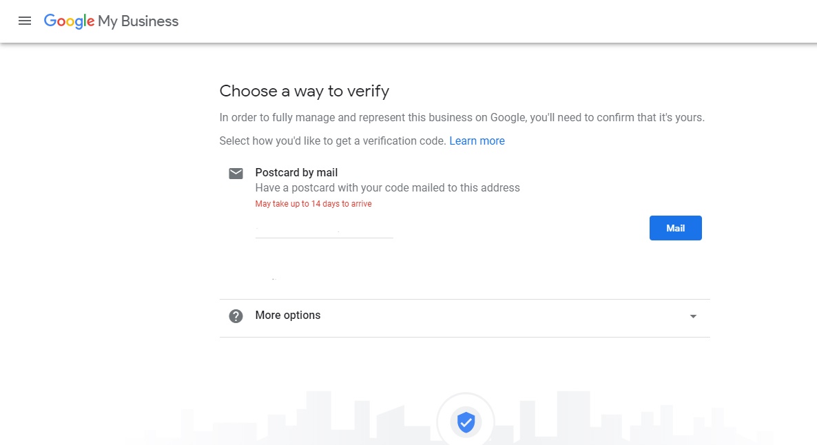 Verify your business in Google My Business