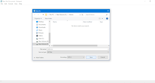 create a file