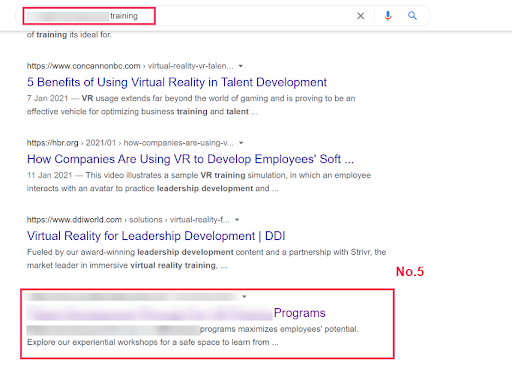 Page 1 of Google